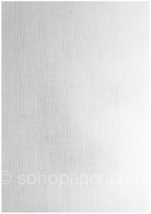 Linen Embossed White Card  300gsm